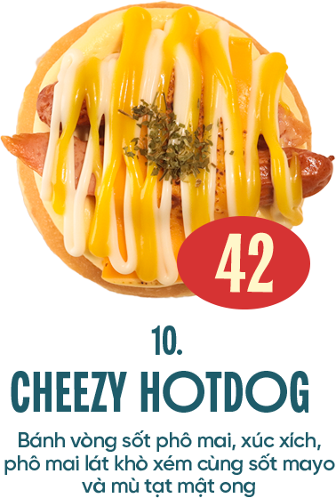 Cheezy Hotdog - 42,000 VND